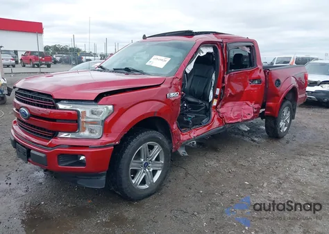 2019 Ford F-150 Lariat из США, поврежденный, VIN 1FTEW1E43KKC10895